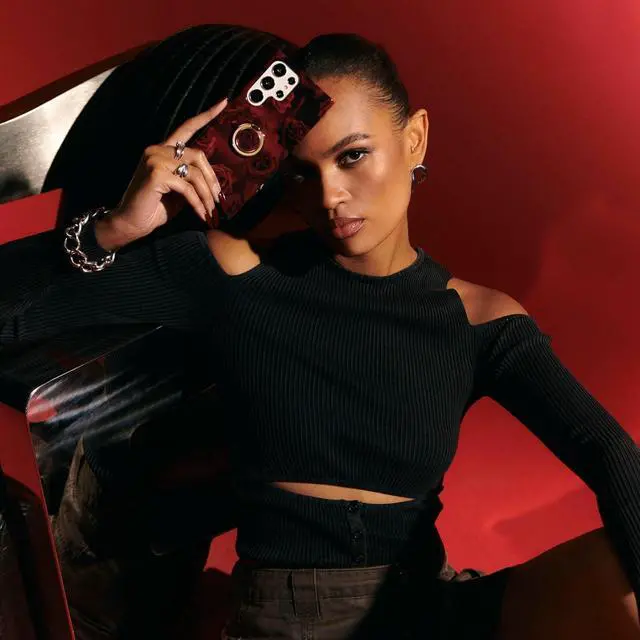 Alt view image 5 of 6 - Phone Case for iPhone 15 - Cute Trendy Aesthetic Pattern Phone Cover Hard Shell Protection - fits  iPhone 15 Case for Women and Men Femme Fatale