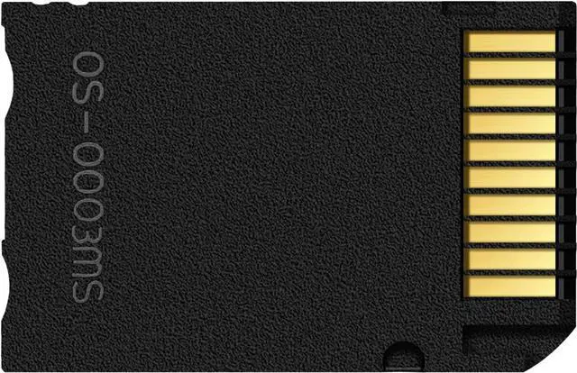 Alt view image 2 of 7 - Memory Stick Adapter for PSP Micro SD to Memory Stick PRO Duo MagicGate Card Compatible with Camera Handycam Cell Phone & PSP 1000/2000/3000