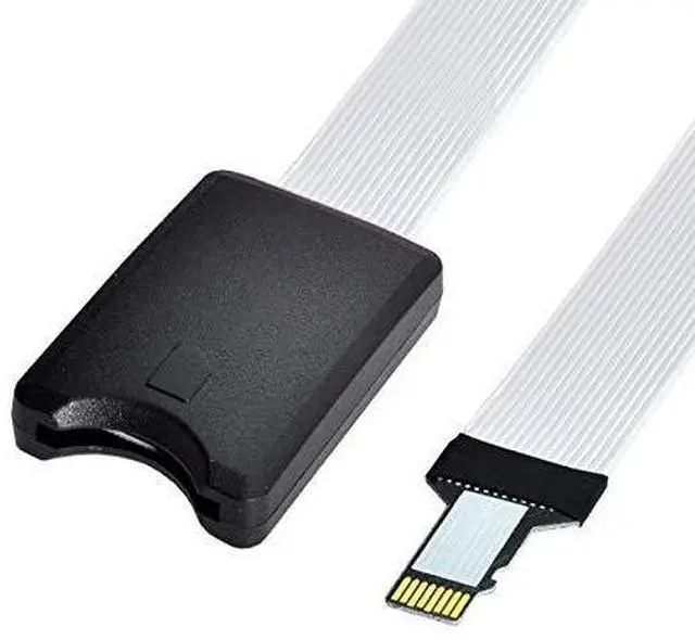 Alt view image 2 of 5 - cablecc Micro-SD TF Memory Card Kit Male to SD Female Extension Soft Flat FPC Cable Extender 25cm