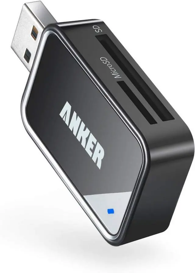Main image of USB 3.0 SD Card Reader 2-in-1 SD Card Reader for SDXC SDHC MMC RS-MMC Micro SDXC Micro SD Micro SDHC UHS-I Cards - Card Reader Micro SD Card Reader