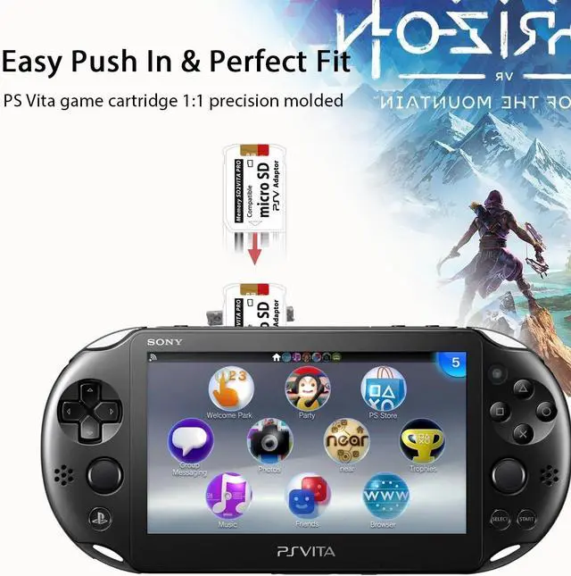 Alt view image 7 of 7 - SD2Vita 6.0 PS Vita Memory Card Adapter with 16GB Micro SD Card High Speed microSDHC UHS-I Flash Memory Card with PSV Micro SD Card Adapter for PSV 1000/2000 PSTV FW 3.60 HENkaku Enso System