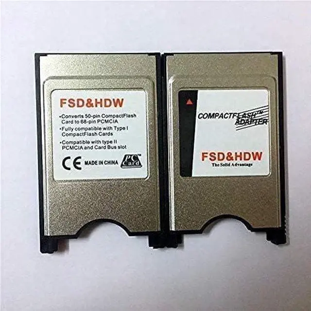 Alt view image 2 of 6 - PCMCIA PC CF Memory Card Reader Adapter