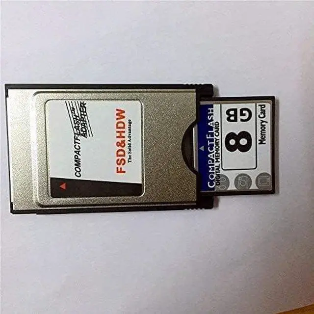 Alt view image 3 of 6 - PCMCIA PC CF Memory Card Reader Adapter