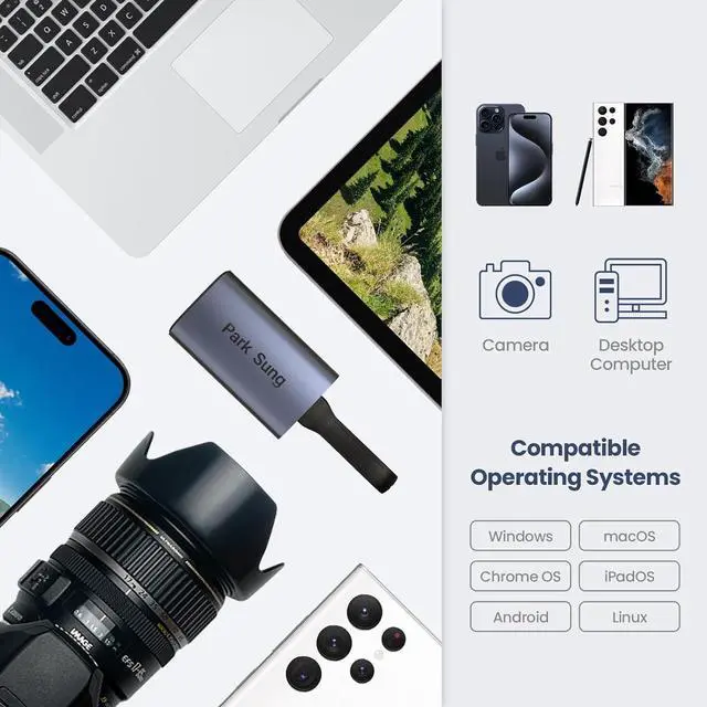 Alt view image 7 of 7 - SD 4.0 Memory Card Reader 2-in-1 Dual Slot Adapter with USB-A and USB-C Connectors for SDHC RS-MMC SDXC SDHC UHS-II UHS-I Cards for iPhone 15 16 Series Cameras Laptop Tablet Smartphone