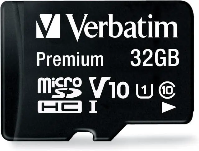 Main image of 32GB Premium microSDHC Memory Card with Adapter UHS-I V10 Class 10 supports Full HD (1080p) U1 speed rated Up to 90MB/s read speed
