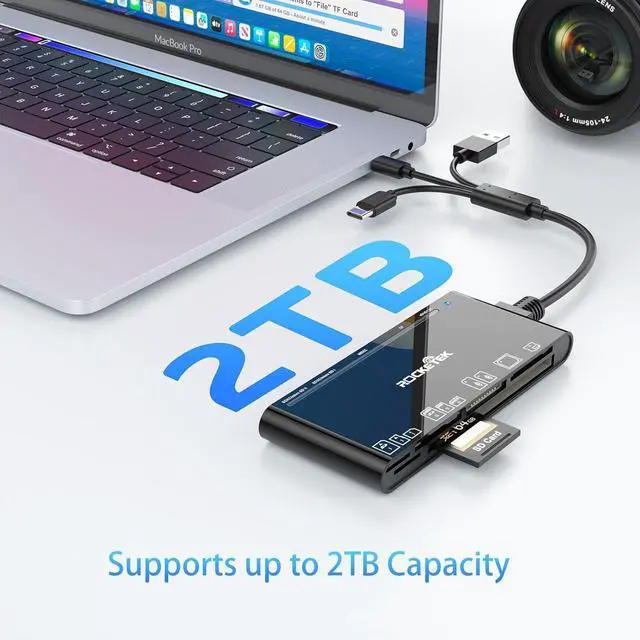Alt view image 6 of 7 - 7 in 3 USB 3.0 Multi Card Reader Adapter Memory Card Reader for SD CF XD Micro SD TF MS Cards 5Gbps High-Speed USB C SD Card Reader for iPhone 16/15/14/iPad/MacBook/ Windows Mac OS Linux