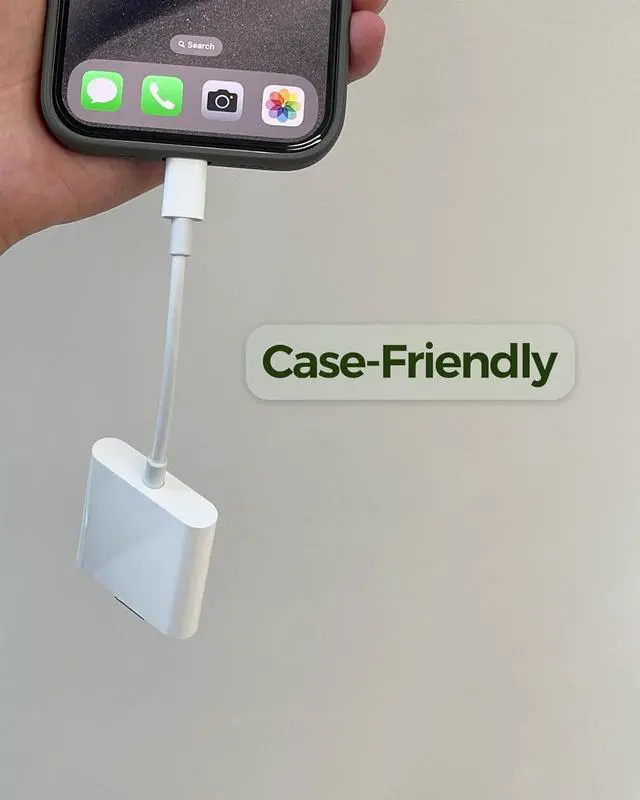 Alt view image 5 of 7 - USB-C SD Card Reader for iPhone 15 16 Pro Max/iPad/Mac/MacBook 2-in-1 Digital Camera Memory Card Adapter for SD and Micro SD Cards