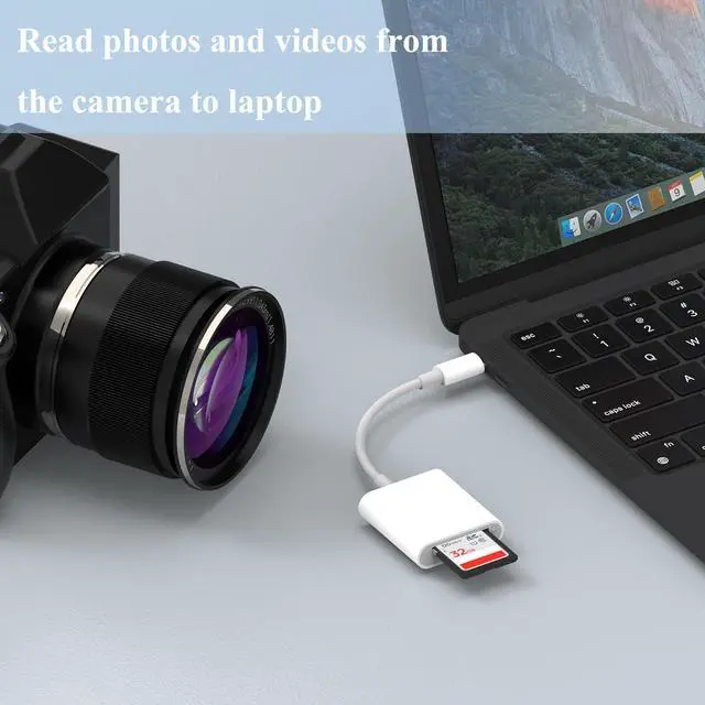 Alt view image 4 of 7 - USB C SD Card Reader for Android iPhone 15 3 in 1 Memory Card Reader Digital Camera Adapter iPhone Sd Card Adapter for More Type C/USB-C Devices Compatible with SDcardTFcard
