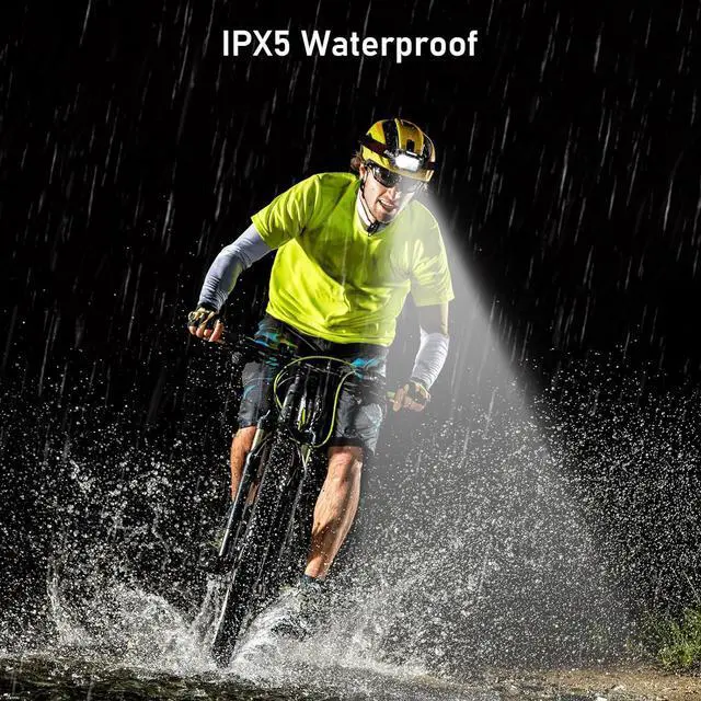 Alt view image 6 of 7 - LED Headlamp Rechargeable 2000L Super Bright Headlight with Motion Sensor -Dimmable Brightness 8 Modes Spotlight&Floodlight&Red Light Combination IPX5 Waterproof for Hiking Camping - 2 Pack