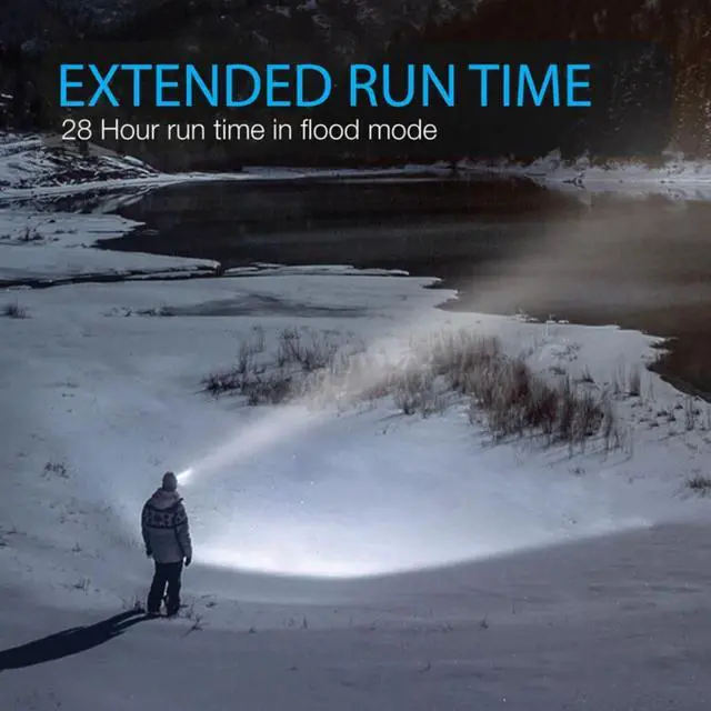 Alt view image 3 of 7 - LP345V2 LED Headlamp - Bright 300 Lumen Head Lamp for Outdoors Camping & Hiking - 6 Light Modes White Green & Red Light - IPX4 Waterproof - Adjustable Headband - Batteries Included - 2 Pack