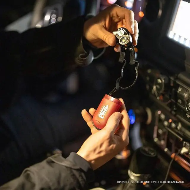 Alt view image 6 of 7 - E+LITE Headlamp - Ultra-Compact Emergency 50 Lumen Headlamp Designed for Hiking Climbing Running and Camping