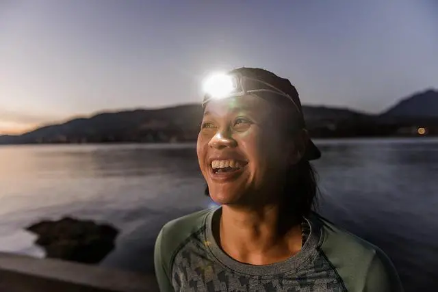 Alt view image 7 of 7 - Bindi Headlamp - Ultra-Compact Rechargeable 200 Lumen Headlamp Designed for Everyday Athletic Activities - Emerald
