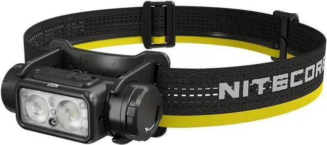 Alt view image 2 of 6 - NU53 1800 Lumen Headlamp USB-C Fast Charging Long Runtime Lightweight Designed for Industrial uses with Auxilary White and Red Light Sticker