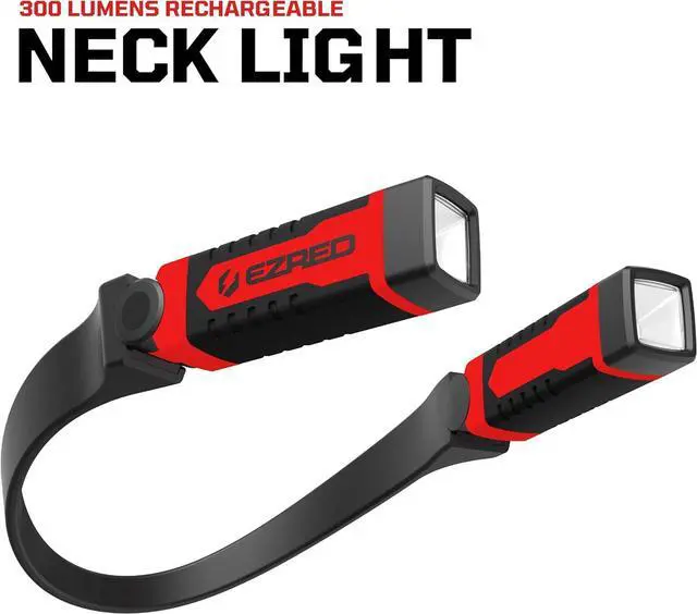 Alt view image 2 of 7 - ANYWEAR Rechargeable Neck Light for Hands-Free Lighting - NK15 Perfect Light for Mechanics Camping Hunting DIY Projects Reading