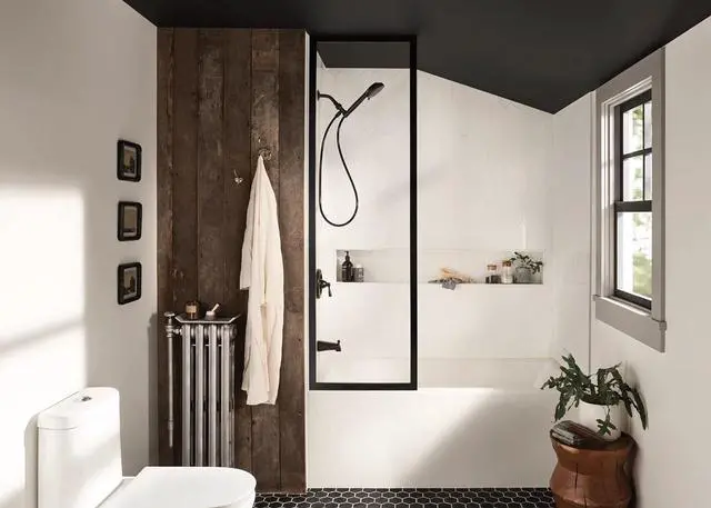 Alt view image 2 of 7 - Hydro Energetix Mediterranean Bronze Single Function Handheld Shower Head 200H0BRB