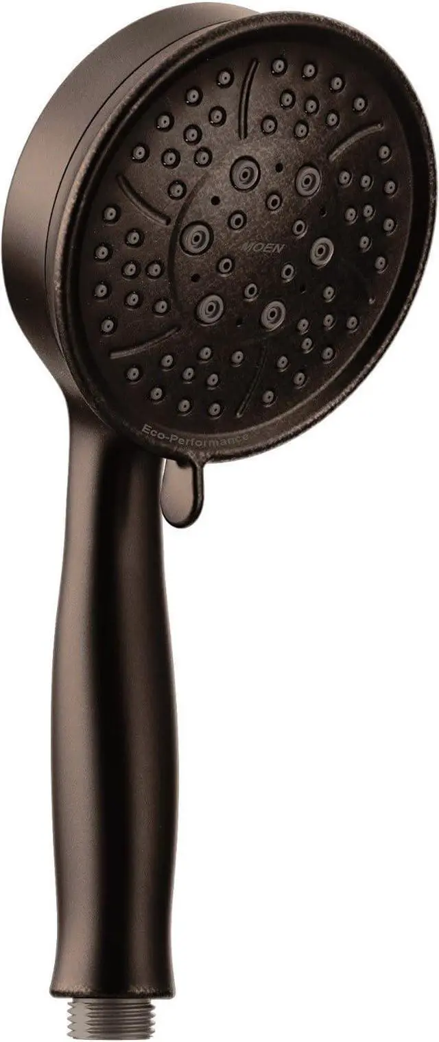 Alt view image 2 of 3 - Oil Rubbed Bronze Replacement 4-Function Eco-Performance Handheld Showerhead 164927ORB