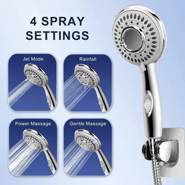 Alt view image 5 of 7 - Shower Head Sink - Faucet Bathtub Hose Sprayer Attachment with 9 Adapters 79 Hose for Hair Washing Pet Dog Rinse & Baby Bath ON/OFF Extension for Tub Faucet Utility Sink Laundryroom Garden