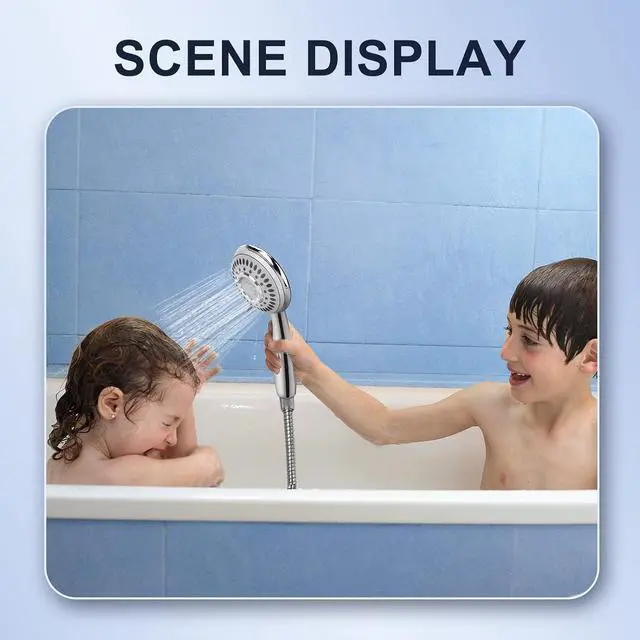 Alt view image 7 of 7 - Shower Head Sink - Faucet Bathtub Hose Sprayer Attachment with 9 Adapters 79 Hose for Hair Washing Pet Dog Rinse & Baby Bath ON/OFF Extension for Tub Faucet Utility Sink Laundryroom Garden