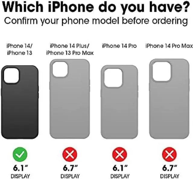 Alt view image 2 of 6 - iPhone 14 & iPhone 13 Commuter Series Case - Black Slim & Tough Pocket-Friendly with Port Protection