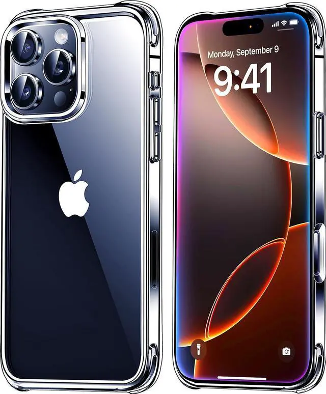 Main image of for iPhone 16 Pro Max Case Clear [Not-Yellowing] [Military-Grade Drop Protection] Shockproof Protective Clear iPhone 16 Pro Max Case Phone Bumper case for  6.9 inch 2024