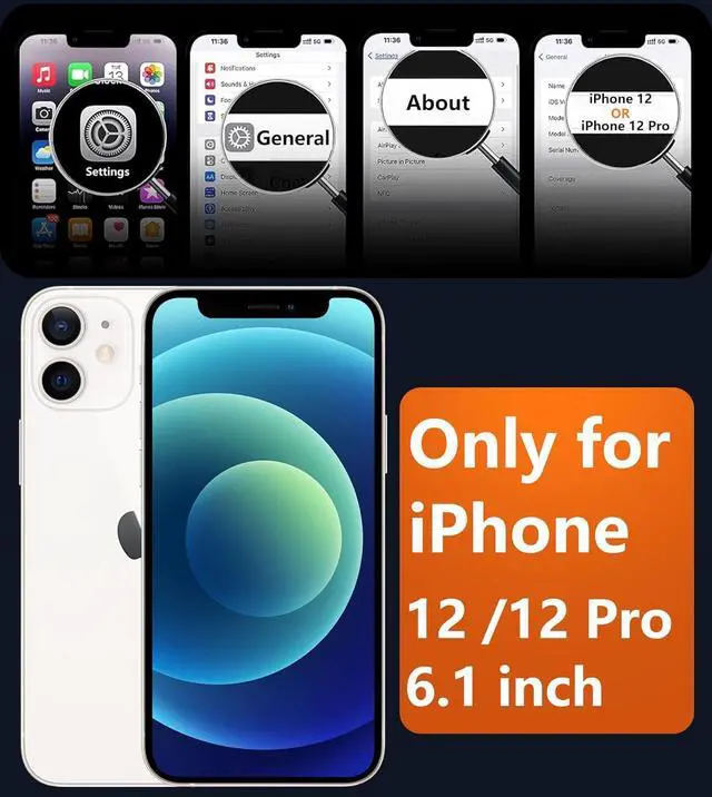 Alt view image 2 of 7 - for iPhone 12 Phone Case: for iPhone 12 Pro Magnetic Matte Textured Military Grade Drop Protection Translucent Cell Cover - Slim Durable Shockproof Protective Bumper
