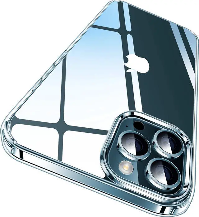 Main image of for iPhone 12 Pro Max Case Crystal Clear [Not Yellowing][Military Drop Protection] Protective Shockproof for iPhone 12 ProMax Phone Case 6.7 inch Clear