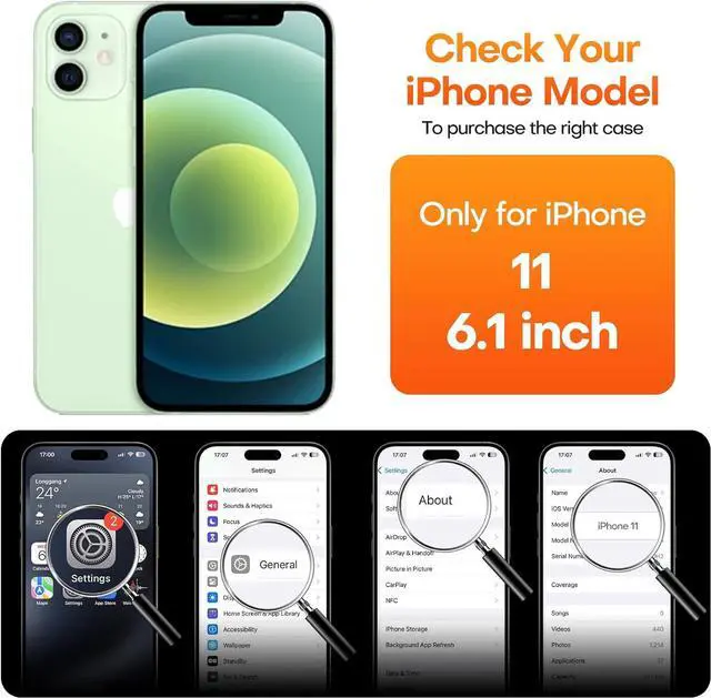 Alt view image 2 of 7 - Heavy-Duty Case for iPhone 11 - Dual Layer Military Grade Protection Elevated Screen & Camera Protection Slim Shockproof Non-Slip Phone Cover Light Purple