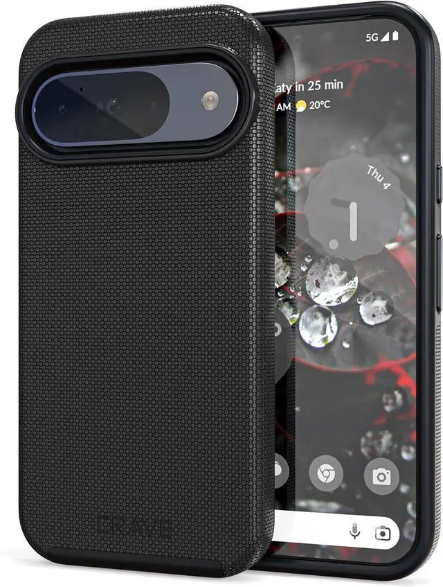 Main image of Dual Guard for Google Pixel 9 Case and Pixel 9 Pro Case Shockproof Protection Dual Layer Case for Google Pixel 9 and Pixel 9 Pro - Black