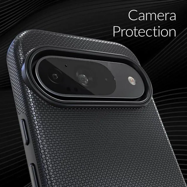 Alt view image 3 of 7 - Dual Guard for Google Pixel 9 Case and Pixel 9 Pro Case Shockproof Protection Dual Layer Case for Google Pixel 9 and Pixel 9 Pro - Black
