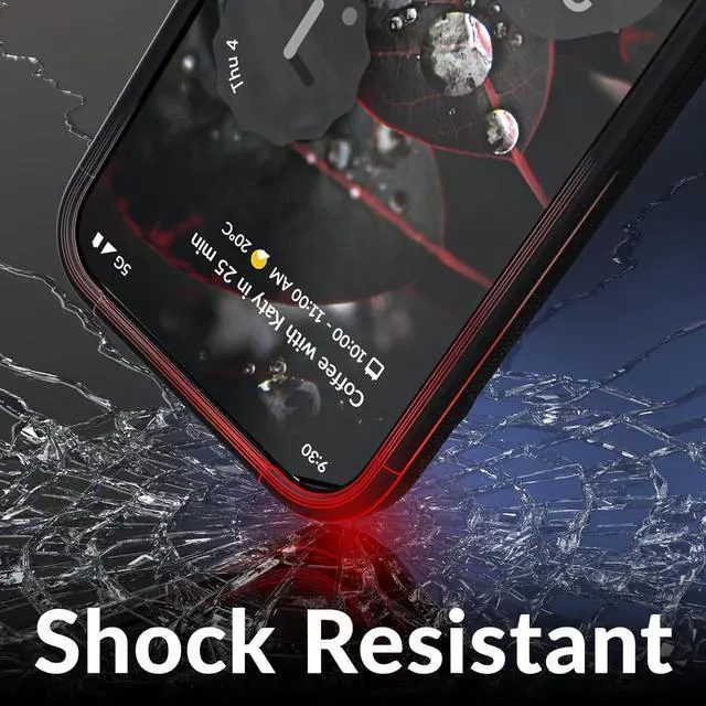 Alt view image 5 of 7 - Dual Guard for Google Pixel 9 Case and Pixel 9 Pro Case Shockproof Protection Dual Layer Case for Google Pixel 9 and Pixel 9 Pro - Black
