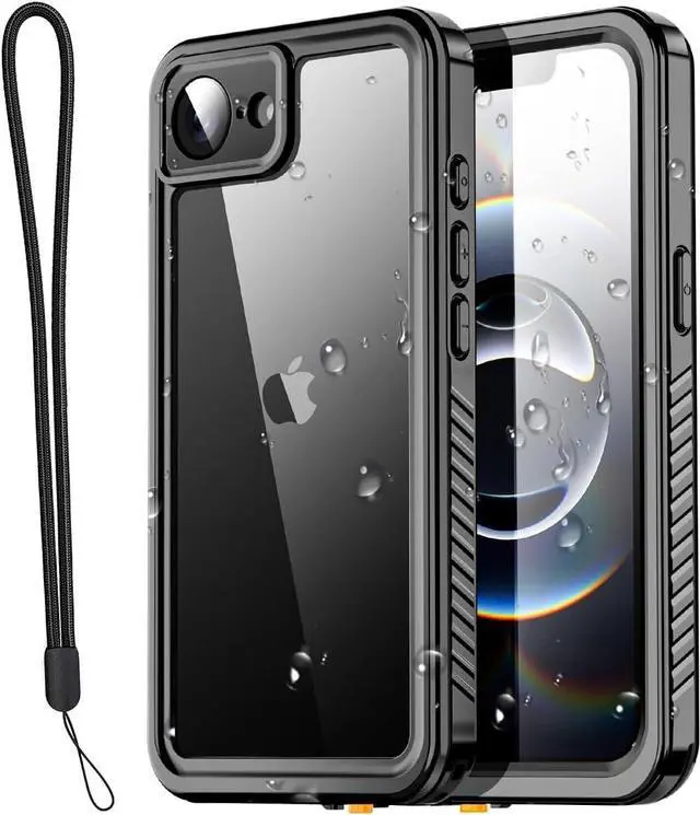 Main image of for iPhone 16e Case Waterproof Clear Water Proof Shockproof Dustproof Snowproof Full Body Rugged Transparent Underwater Phone Case for iPhone 16e 2025 Built-in Screen Protector