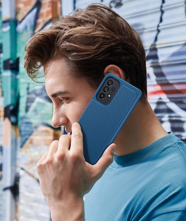 Alt view image 6 of 7 - for Galaxy A53-5G Phone Case: Dual Layer A53 5G Cover Blue