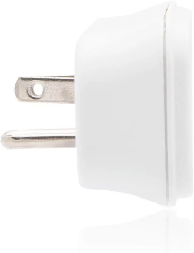 Alt view image 3 of 6 - 3 Grounded Multi Outlet Adapter Wall Plug - Outlet Extender Wall Tap Turns 1 Outlet into 3 Indoor 3 Way Plug Splitter - White - 4 Pack