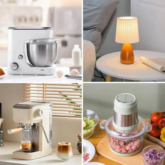 Alt view image 6 of 7 - K Kasonic 3 Outlet Extension Cord 1.5 Feet Flat Plug Extension Cord 16/3 SJTW 3-Wire Grounded 13 Amp 125 V 1625 Watts Braided Power Cord with Multi-Outlet for Indoor Use ETL Listed