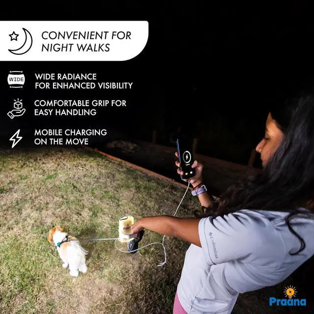 Alt view image 5 of 7 - Portable Solar Charger & Flashlight with 7W Panel  3in1 Survival Kit | 5000mAh USB C Power Bank & 800-Lumen Light | IP68 Waterproof | Camping Power Outages & Emergencies | iPhone & Android