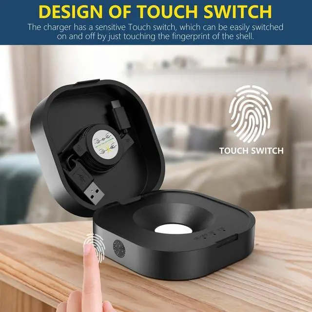 Alt view image 5 of 6 - Solar Powered Watch Fast Charger for All Eco Solar Watches Reloj Hombre Solar Pad Power Smart Watch Portable Design Timing Function