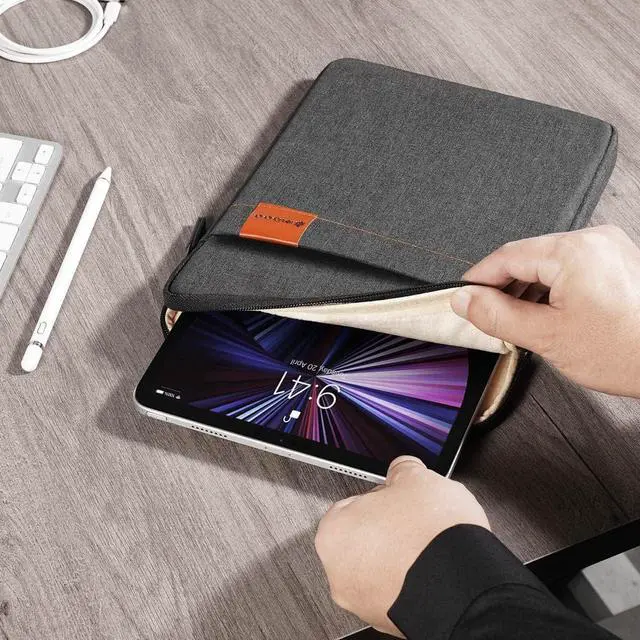 Alt view image 6 of 7 - Tablet Sleeve Bag for 10.2 10.9 11 inch iPad / 10.9 iPad Air Gen 4 5/11 iPad Air M2 M3 2025 /iPad Pro M4 10 inch Laptop Carrying Case Vertical for 10.5 Surface Go 3/  Galaxy A8 S8