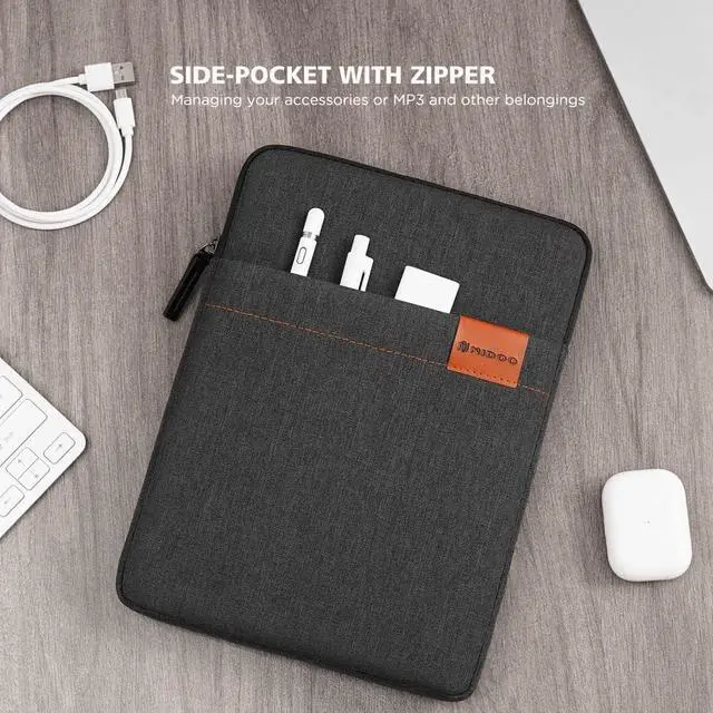 Alt view image 7 of 7 - Tablet Sleeve Bag for 10.2 10.9 11 inch iPad / 10.9 iPad Air Gen 4 5/11 iPad Air M2 M3 2025 /iPad Pro M4 10 inch Laptop Carrying Case Vertical for 10.5 Surface Go 3/  Galaxy A8 S8