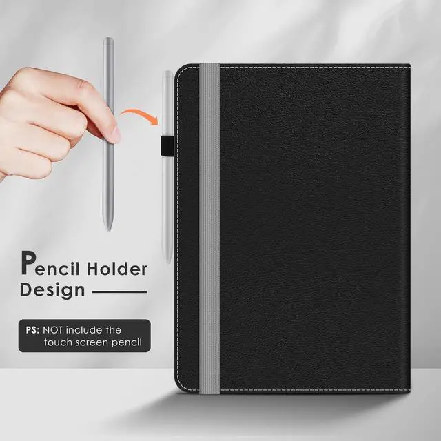 Alt view image 6 of 7 - Universal 10 Inch Tablet Case 10.1 Inch Android Tablet Cover Protective Folio Stand Case for 9.6-10.5 Inch Tablet PU Leather Tablet Cover for 10.1 Inch Tablet Android