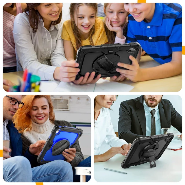 Alt view image 4 of 7 - Timecity for iPad 9th/ 8th/ 7th Generation Case with Screen Protector