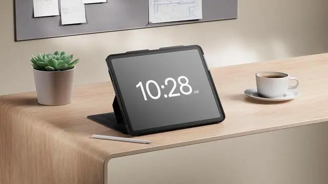 Alt view image 6 of 7 - Zugu Case for iPad Air 13 Inch M3 2025 & M2 2024 &/12.9 inch (3rd/4th Gen) Slim Protective Cover with  Pencil Charging & Storage Auto Wake/Sleep Multiple Viewing Angles (Black)