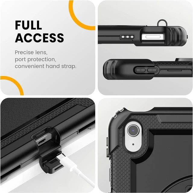 Alt view image 6 of 7 - Timecity for iPad 9th/ 8th/ 7th Generation Case with Screen Protector