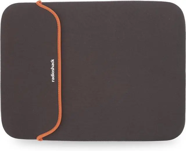 Main image of RadioShack Laptop Sleeve 15.6 Inch Reversible Slim Laptop Carrying Case Provides Versatile Protection for 15.6-Inch Laptops and Tablets with Capacity for Multiple Devices Gray