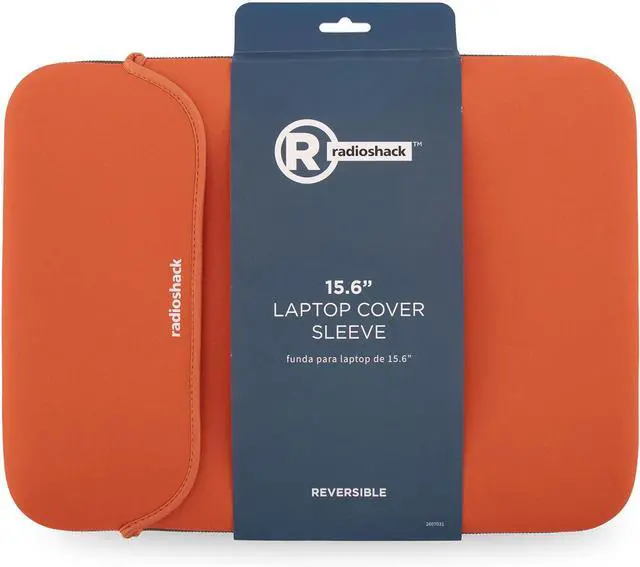 Alt view image 4 of 7 - RadioShack Laptop Sleeve 15.6 Inch Reversible Slim Laptop Carrying Case Provides Versatile Protection for 15.6-Inch Laptops and Tablets with Capacity for Multiple Devices Gray