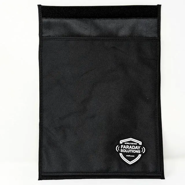 Alt view image 4 of 5 - Veteran Business: Transparent Faraday RFID Blocking Tablet/Cellphone Faraday Case | WiFi Bluetooth Cellular Blocking Case - Transparent Confidence