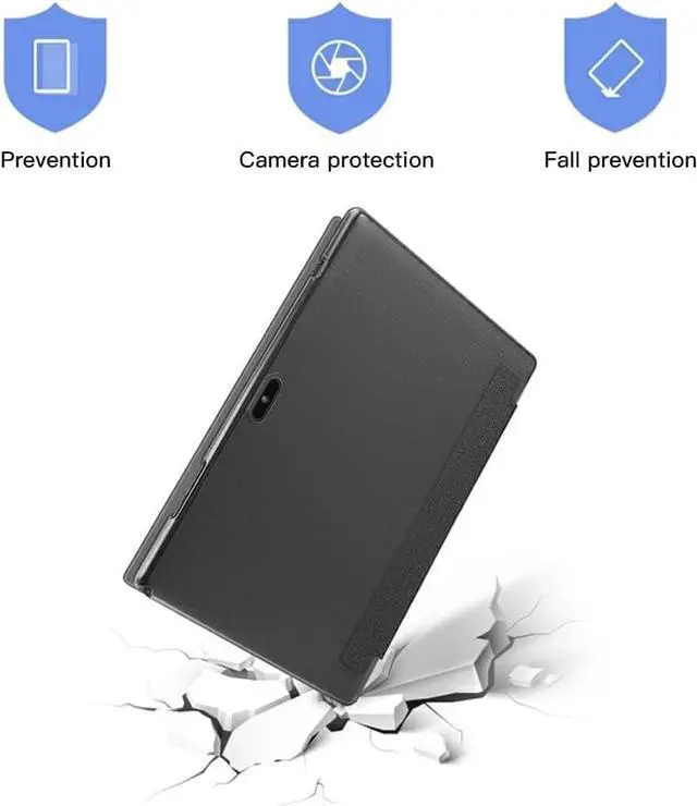 Alt view image 4 of 6 - Tablet Case for ZB10 Computer Tablet Stand Folio Cover for 10 inch ZB10 and YQ10S Tablets PU Leather Slim Case Cover