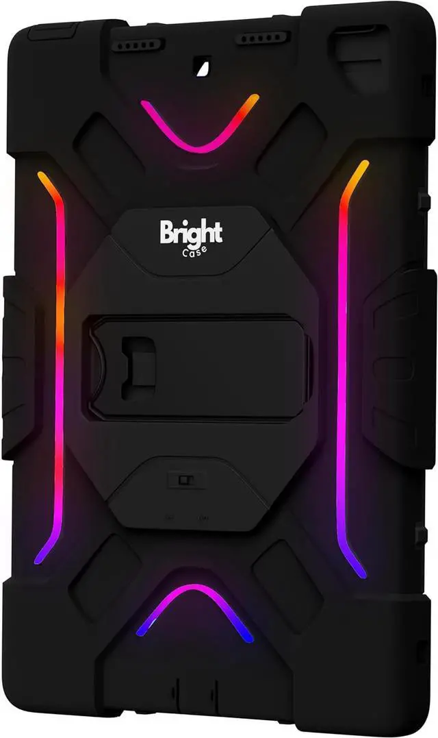 Main image of Astra Gen 1 - LED Illuminated - Full Body Protective Case - iPad 9th/8th/7th Generation Case (2021/2020/2019) 10.2 - Shockproof Rugged Cover with Built-in Stand - LED Lights On/Off Switch