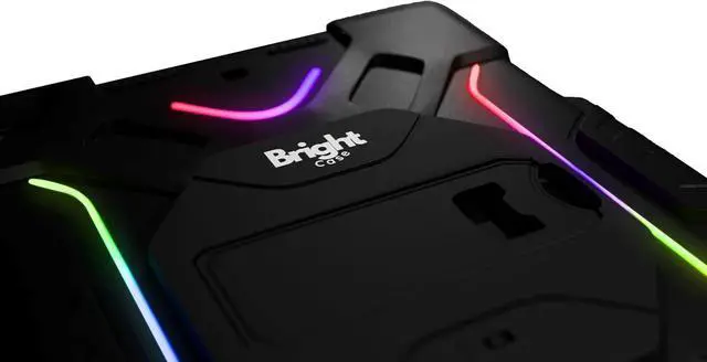 Alt view image 3 of 6 - Astra Gen 1 - LED Illuminated - Full Body Protective Case - iPad 9th/8th/7th Generation Case (2021/2020/2019) 10.2 - Shockproof Rugged Cover with Built-in Stand - LED Lights On/Off Switch