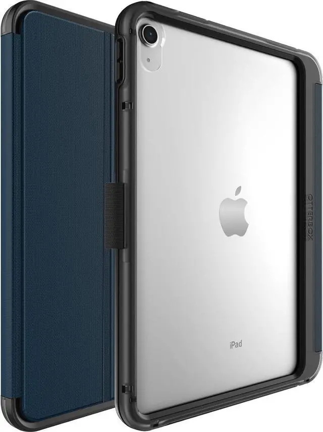 Main image of Symmetry Folio Series case for iPad (A16) & iPad 10th Gen - Coastal Evening (Clear/Black/Blue) Ultra-Sleek Design Multiple Viewing Positions Magnetic Sleep/Wake Cover
