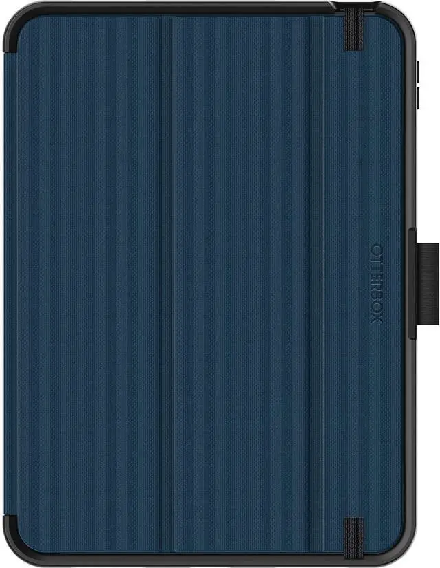 Alt view image 3 of 7 - Symmetry Folio Series case for iPad (A16) & iPad 10th Gen - Coastal Evening (Clear/Black/Blue) Ultra-Sleek Design Multiple Viewing Positions Magnetic Sleep/Wake Cover